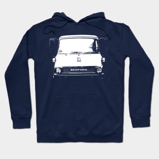 Bedford TK 1960s-1980s classic heavy lorry monoblock white Hoodie